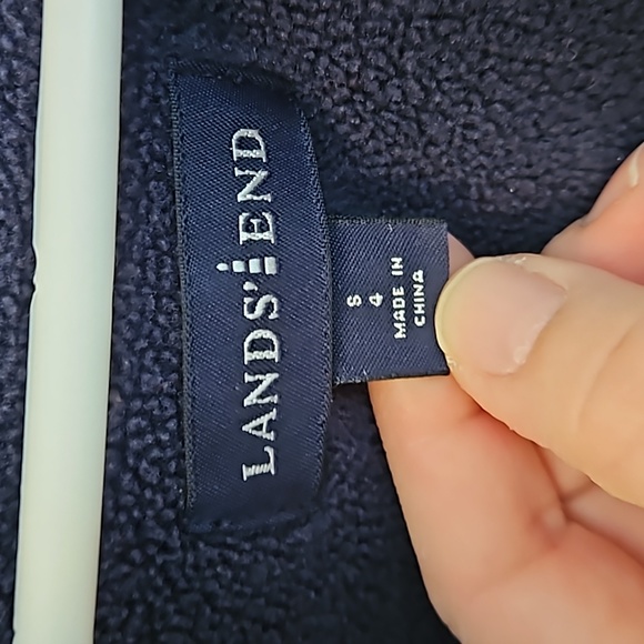 Green Blue Fleece Winter Coat - Picture 4 of 10